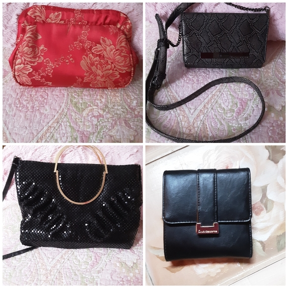 Three Bag and One Wallet. Selling as a bundle. - Picture 1 of 9